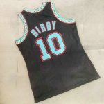 NBA 10 Bibby 1998-99 Grizzlies authentique Maillot noir